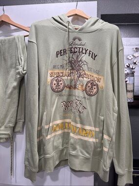Perfectly Fly Men's Sage Graphic  Hoodie